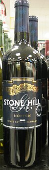 Stone Hill Norton wine of 2003 StoneHill Norton wine2003.jpg