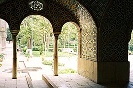 Garden of the Golestan Palace, seen from the Karim Khani Nook