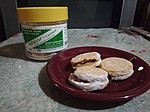 A jar of alfajores from the city of Baguio, Philippines