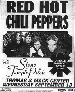 <span class="mw-page-title-main">Californication Tour</span> 1999–2000 concert tour by Red Hot Chili Peppers
