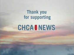 CHCA ceased to air regular programming in the early morning of August 31, 2009. This slide was the last image to be carried over CHCA. A black screen aired until the transmitters were shut off on September 1, 2009. Chca shutdown.png