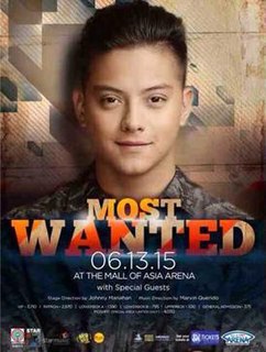 Most Wanted (concert) Daniel Padillas Third Concert in 2015