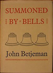 Book jacket of Summoned by Bells Summoned by bells.jpg