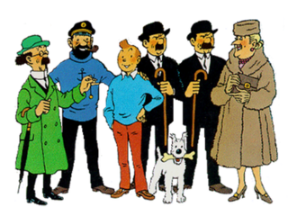 <i>The Adventures of Tintin</i> Series of 24 comic albums by Belgian cartoonist Hergé