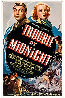 <i>Trouble at Midnight</i> 1937 film directed by Ford Beebe