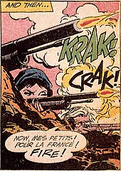 The source of Crak! is a story from Star Spangled War Stories #102. (c) April-May 1962, National Periodical Publications (DC). Crak! source.jpg