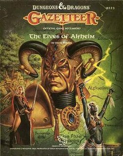 <i>The Elves of Alfheim</i> Tabletop role-playing game supplement for Dungeons & Dragons