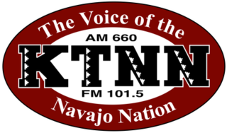 <span class="mw-page-title-main">KTNN</span> Navajo and country music radio station in Window Rock, Arizona