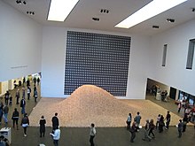 2 x 4 Landscape (2006) at the De Young Museum in San Francisco in January 2009 Maya Lin sculpture.jpg