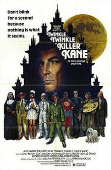 General release poster of the film as Twinkle, Twinkle, Killer Kane