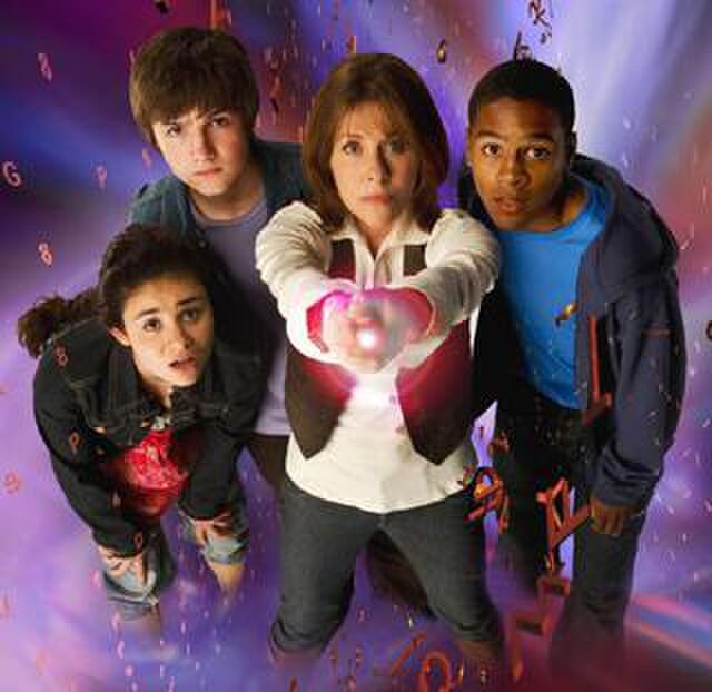 Main cast of series 1 (left to right) Maria, Luke, Sarah Jane and Clyde