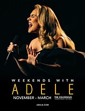 Adele - Weekends with. Official posters. on Behance