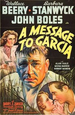 Съобщение до Garcia 1936 poster.jpg
