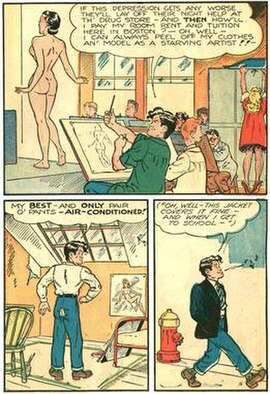 Al Capp drew his own autobiography, the 34-page Al Capp by Li'l Abner (1946), that was distributed to returning World War II amputee veterans.