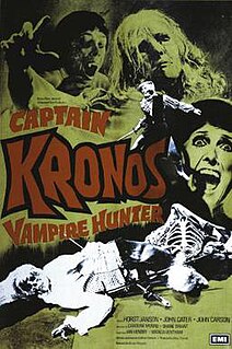 <i>Captain Kronos – Vampire Hunter</i> 1974 British film directed by Brian Clemens