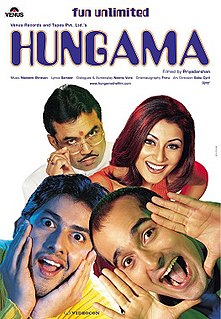 <i>Hungama</i> 2003 comedy film by Priyadarshan