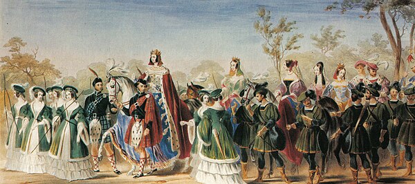 Georgiana Seymour, Duchess of Somerset was crowned the 'Queen of Beauty' at the Eglinton Tournament of 1839.