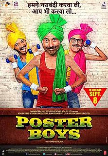 <i>Poster Boys</i> 2017 film by Shreyas Talpade