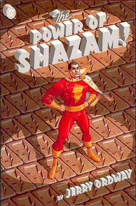 The Power of Shazam! original hardcover graphic novel, cover art by Jerry Ordway.