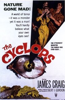 <i>The Cyclops</i> (film) 1957 film by Bert I. Gordon