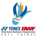 Thumbnail for File:2011 BWF World Junior Championships logo.jpg