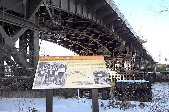 James E. Groppi Unity Bridge.