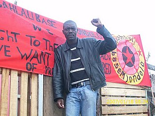 Mzonke Poni Squatter Activist