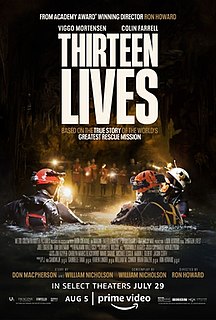 <i>Thirteen Lives</i> 2022 American film by Ron Howard