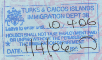 Turks- und Caicosinseln-Einreisestempel April 2006.png