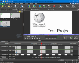 <span class="mw-page-title-main">VideoPad Video Editor</span> Video editing application