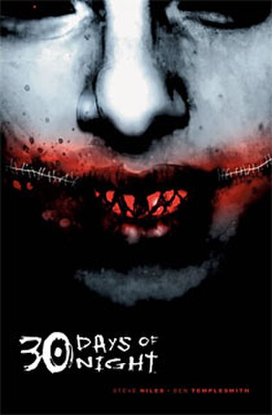 Cover to 30 Days of Night trade paperback (art by Ben Templesmith)