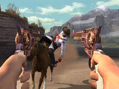 Players can enter a first person quick draw mode during gameplay.