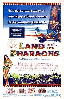 <i>Land of the Pharaohs</i> 1955 film by Howard Hawks