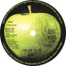 Live and Let Die by Wings UK vinyl solid centre.png