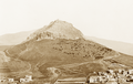 Lycabettus c.1870-80, without St. George's Chapel and before the modern planting of pine trees