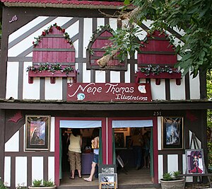 Nene Thomas Illustrations Booth at the KC Renaissance Festival Nene booth.jpg