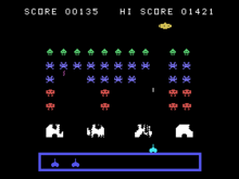 TI Invaders is a 1981 clone of Space Invaders Tiinvaders2.png