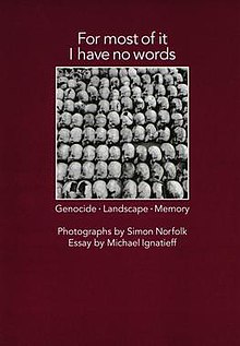 Simon Norfolk.jpeg tarafından Çoğunun Sözsüz, Soykırım, Manzara, Hafıza Kitap Kapağı