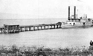 The City of Corinne Steamboat docked at the Lake Point Resort Pier. CityofCorinneSteamboat.jpg