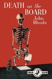 <i>Death on the Board</i> 1937 novel