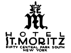 Logotipo do Hotel St. Moritz. PNG