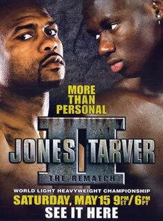 Roy Jones Jr. vs. Antonio Tarver II Boxing competition