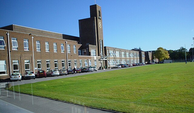 The main School building, designed by Ernest Berry Webber