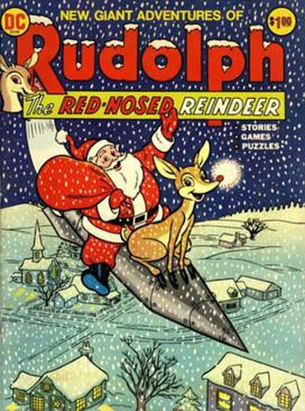 Cover to Limited Collectors' Edition C-20, the first of the series (Christmas 1972); art by Rube Grossman.