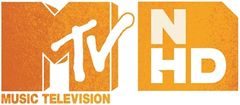 MTVNHD logo used from 2010 to 2011. The logo was kept in the United Kingdom until 22 April 2012 but on 30 June 2011 the "Music Television" word has removed.