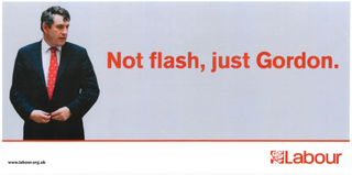 <span class="mw-page-title-main">Not flash, just Gordon</span> British Labour Party slogan in 2007