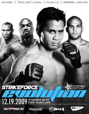 The poster for Strikeforce: Evolution