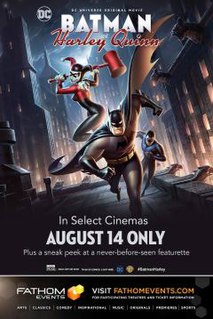 <i>Batman and Harley Quinn</i> 2017 film directed by Sam Liu