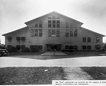 Nouveau gymnase, Université de Floride, 1940.jpg