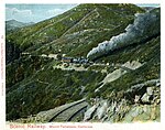 Postcard view of the Mount Tamalpais and Muir Woods Railway circa 1900